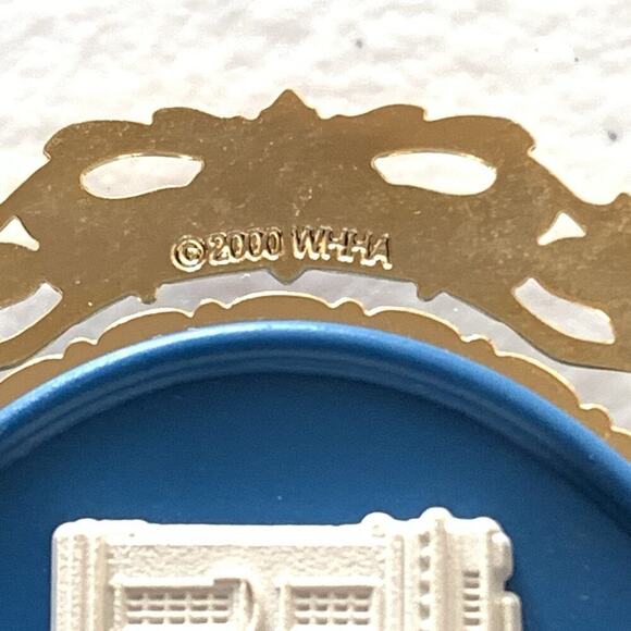 2000 WHITE HOUSE Christmas Ornament 200th Anniversary Historical Association EUC - Picture 12 of 12